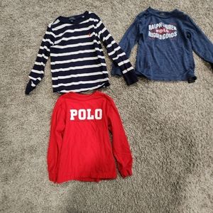 Size 5 Polo Ralph Lauren long sleev t-shirts